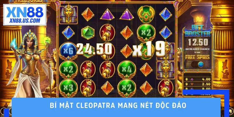 Bí Mật Cleopatra – Slot Game XN88 Ai Cập Cuốn Hút Bí mật Cleopatra mang nét độc đáo