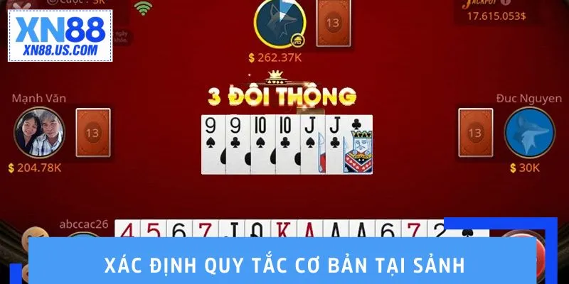 Luật Chơi Tiến Lên 2025 - Bí Kíp Hạ Gục Tất Cả Đối Thủ Xác định quy tắc cơ bản tại sảnh
